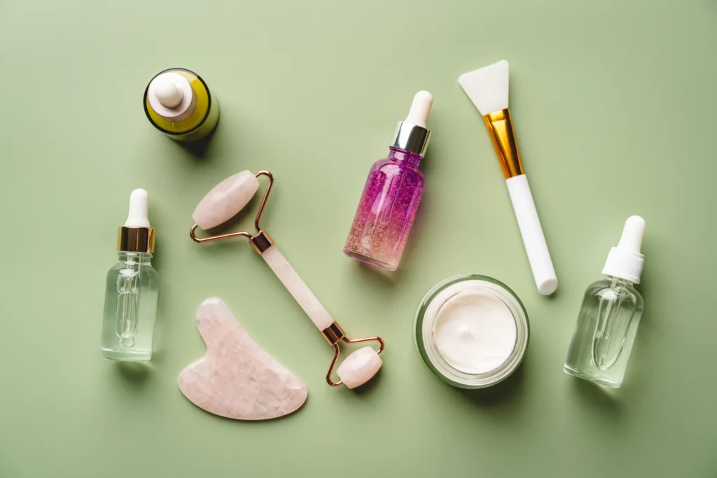 Organic skincare for natural glow