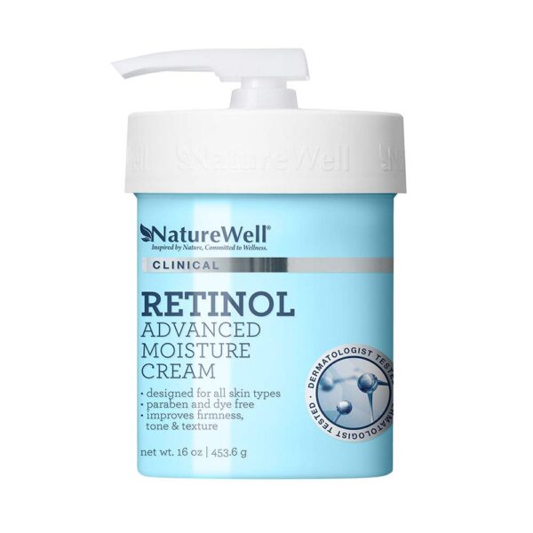 NATURE WELL Clinical Retinol Advanced Moisture Care Body Cream, 16. oz.