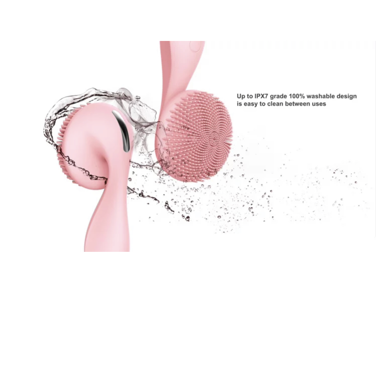 Waterproof soft silicone cleansing brush - LONG - Image 3