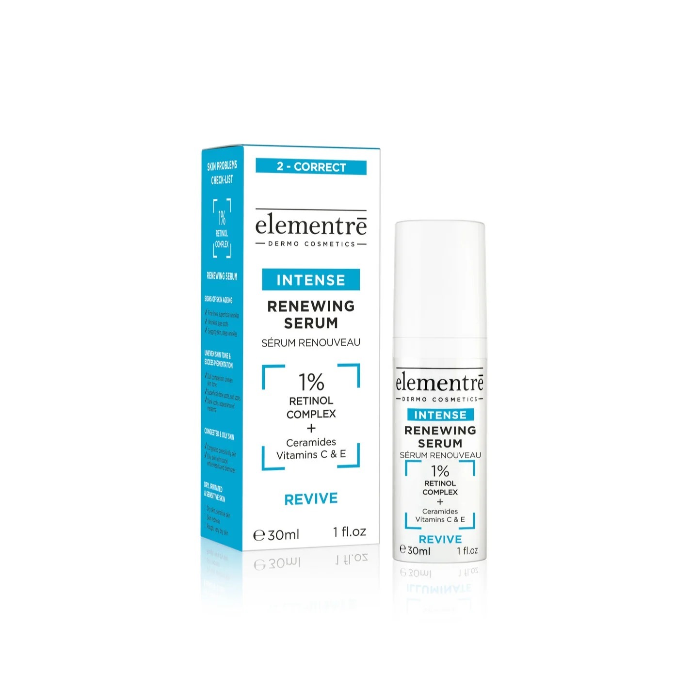 Elementre Renewing Serum - 30ml (1% Retinol) - Image 1