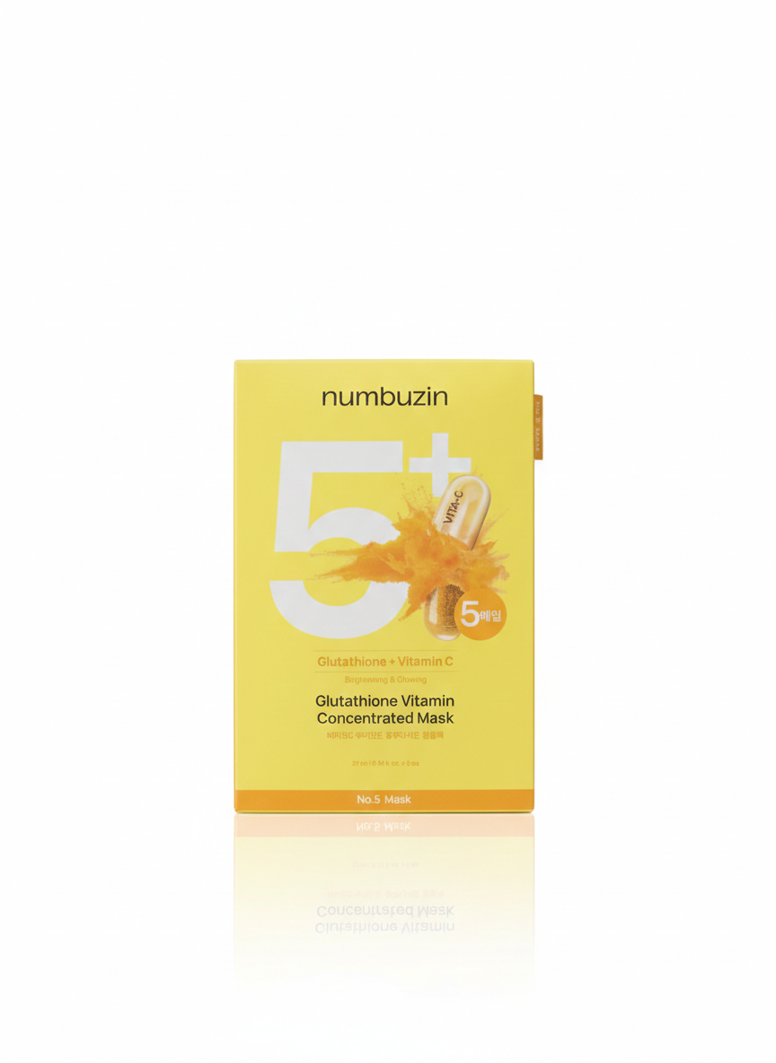 Numbuzin No.5+ Glutathione Vitamin Concentrated Mask - Image 1