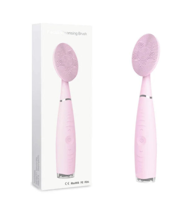 Waterproof soft silicone cleansing brush - LONG