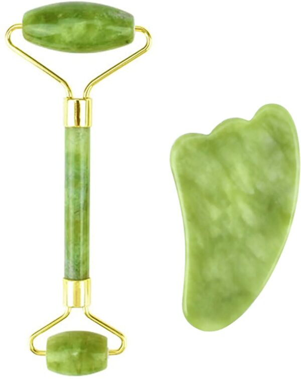 Jade Roller and Gua Sha Set