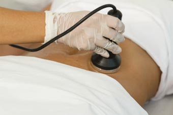 Body Sculpting Ultrasound Fat Cavitation and Radio Frequency Therapy With Wood Therapy Massage (Per Area)