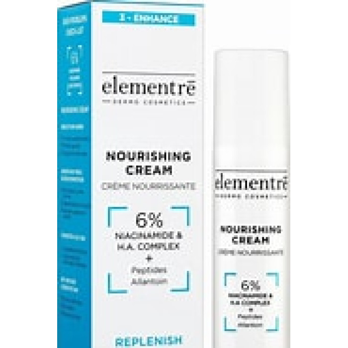 Elementre Nourishing Cream - 50ml (6% Niacinamide & Hyaluronic Acid) - Image 1